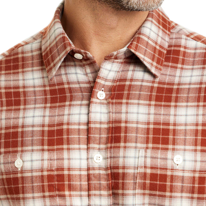 Ash & Erie Ironwood Flannel Button-Down Shirt for Short Men   Flannel Everyday Shirt