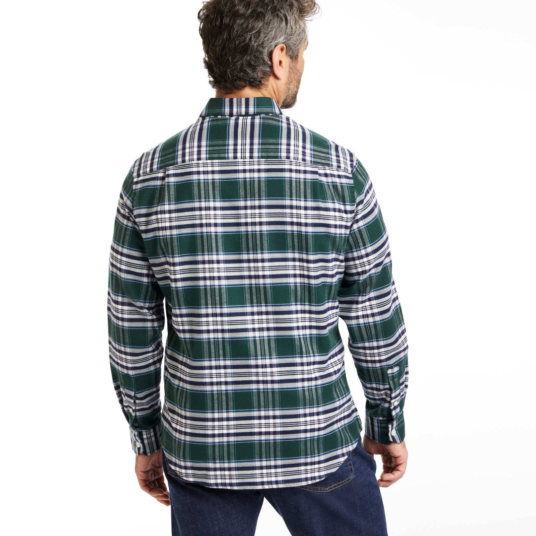 Ash & Erie Pine Grove Flannel Button-Down Shirt for Short Men   Flannel Everyday Shirt