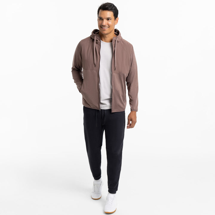 Ash & Erie Black Textured Hybrid Jogger for Short Men   Hybrid Jogger