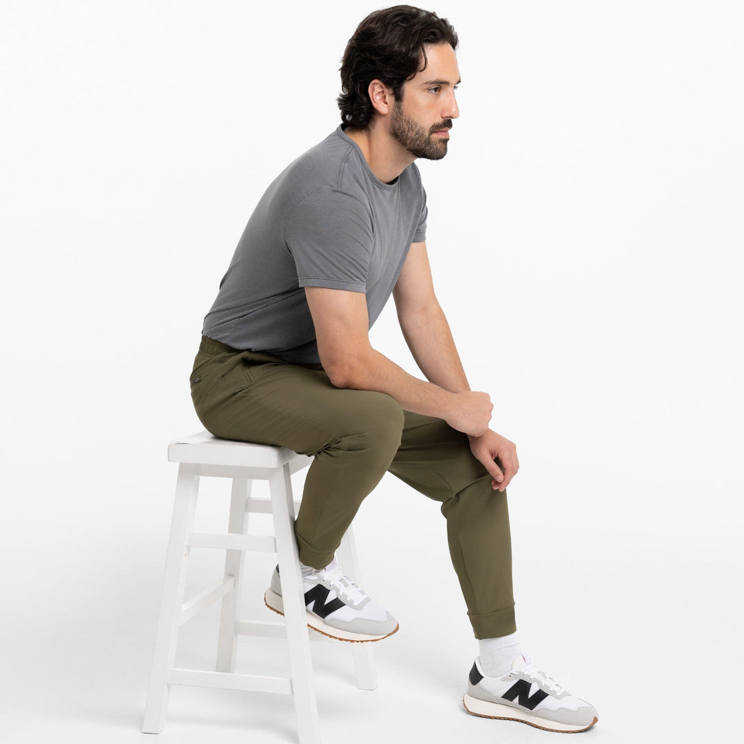 Ash & Erie Bungee Hybrid Jogger for Short Men   Hybrid Jogger