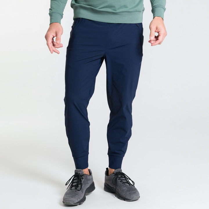 Ash & Erie Navy Hybrid Jogger for Short Men   Hybrid Jogger