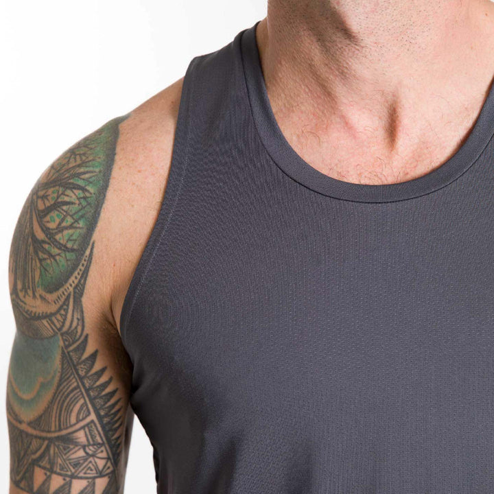 Ash & Erie Charcoal Hybrid Ultralight Tanks for Short Men   Hybrid Ultralight Tanks