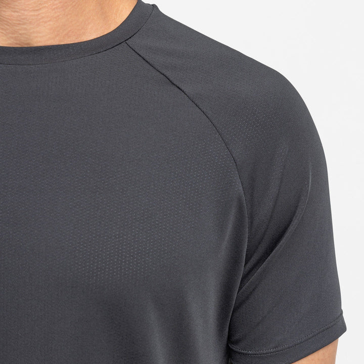 Ash & Erie Charcoal Hybrid Ultralight T-Shirt for Short Men   Hybrid Ultralight Tees