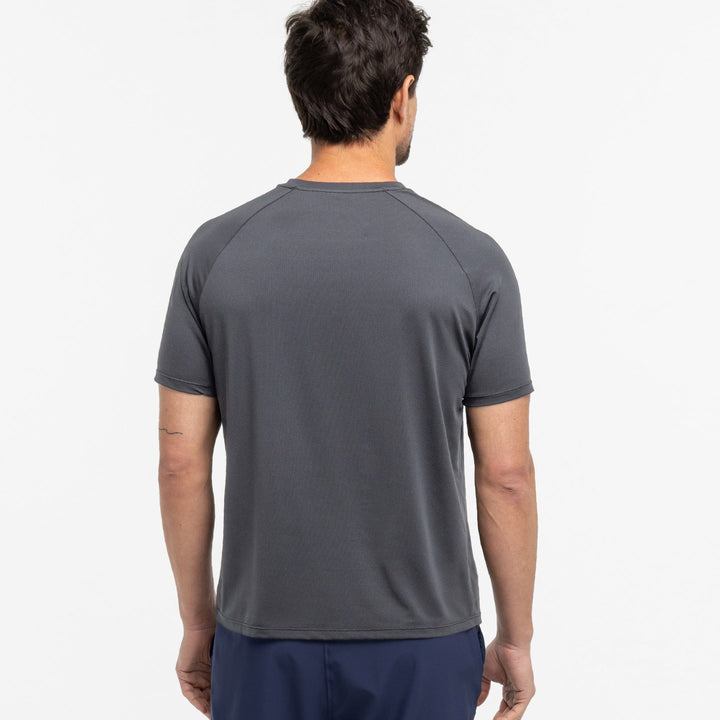 Ash & Erie Charcoal Hybrid Ultralight T-Shirt for Short Men   Hybrid Ultralight Tees