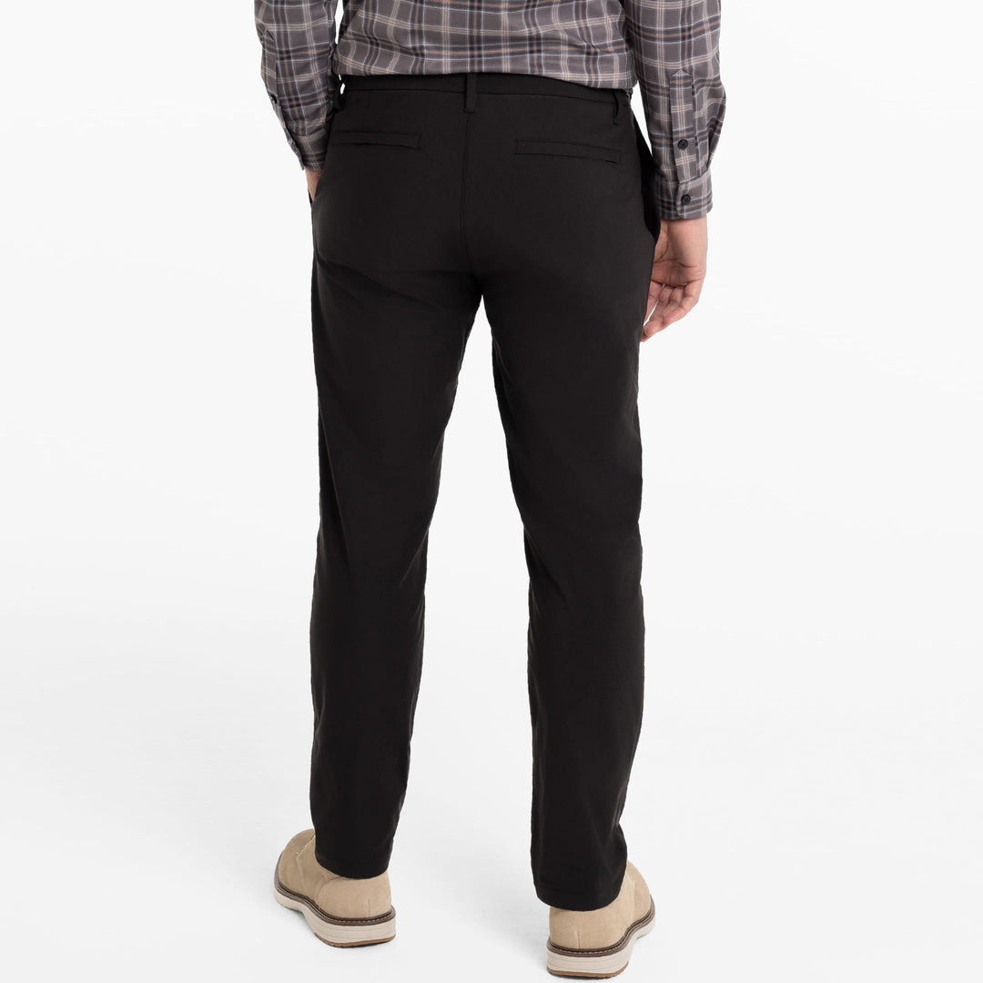 Ash & Erie Black Hybrid XYZ Chino for Short Men   Hybrid XYZ Chinos