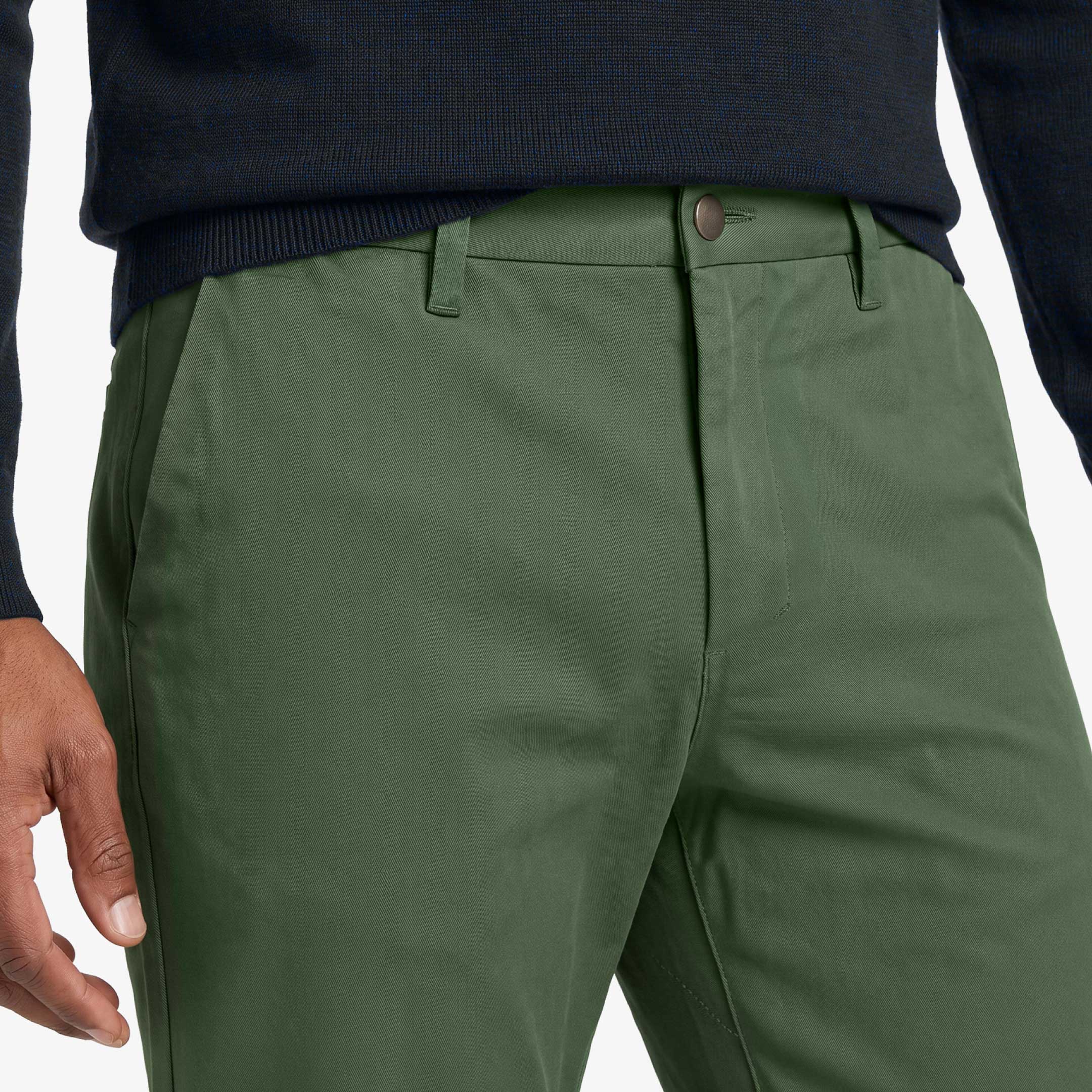 Ash & Erie Dusty Olive Hybrid XYZ Chino for Short Men   Hybrid XYZ Chinos