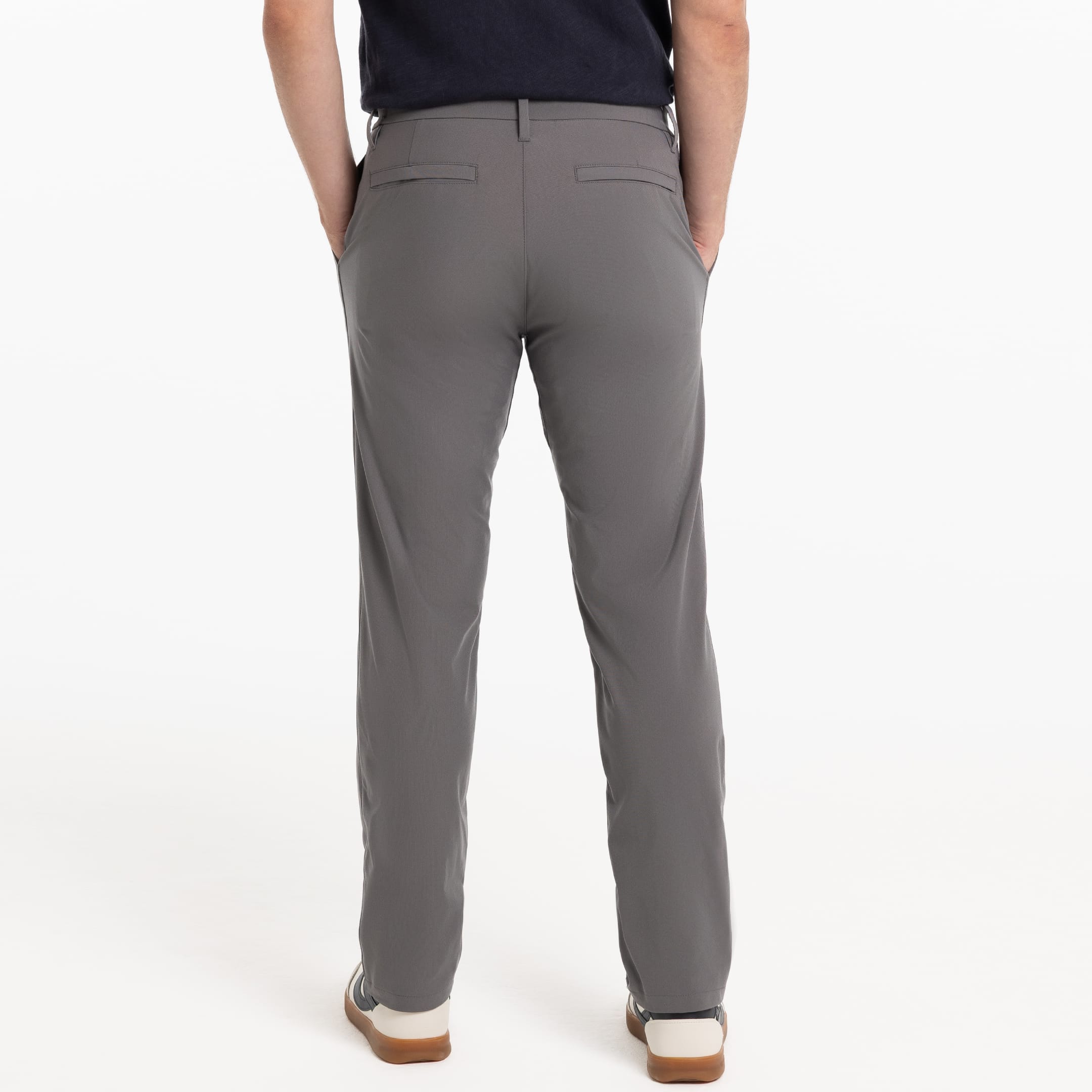 Ash & Erie Quarry Grey Hybrid XYZ Chino for Short Men   Hybrid XYZ Chinos