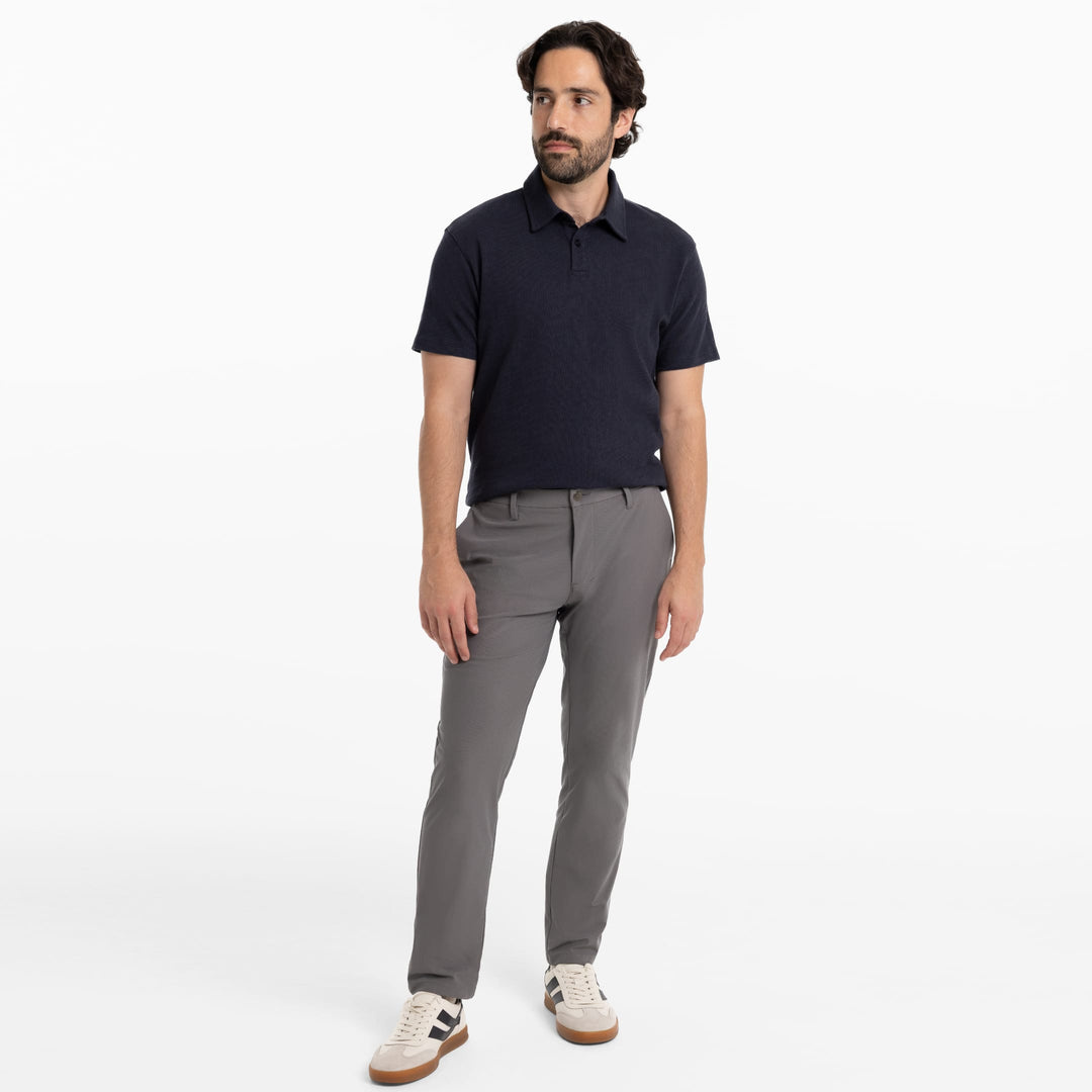 Ash & Erie Quarry Grey Hybrid XYZ Chino for Short Men   Hybrid XYZ Chinos