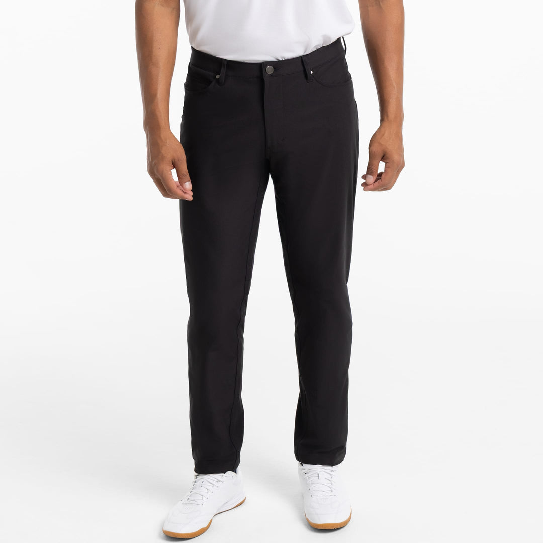 Ash & Erie Black Hybrid XYZ Pant for Short Men   Hybrid XYZ Pants