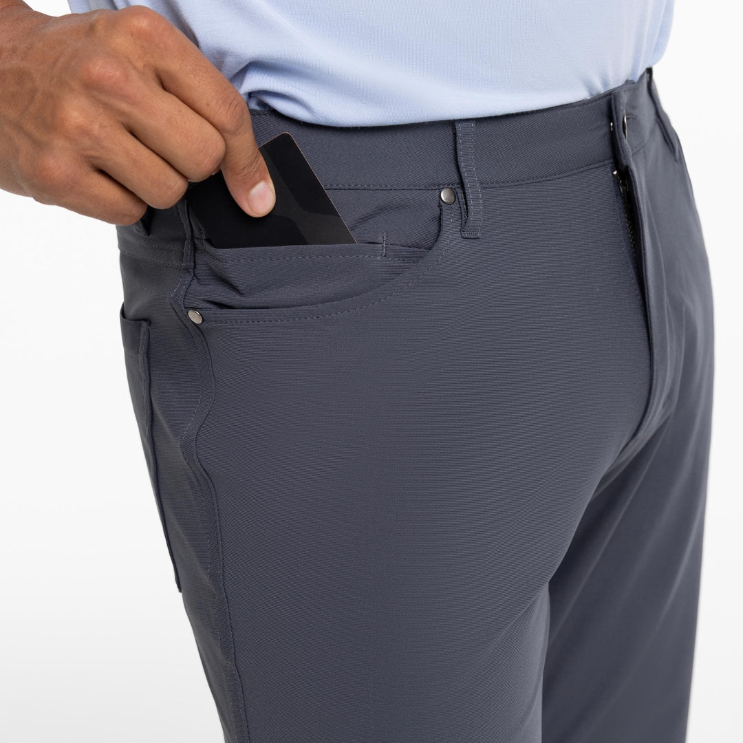 Ash & Erie Charcoal Hybrid XYZ Pant for Short Men   Hybrid XYZ Pants
