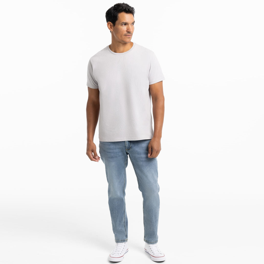 Ash & Erie Light Wash Denim Jeans for Short Men   Lightweight Jeans