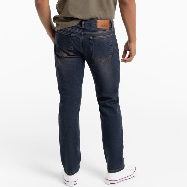 Ash & Erie Dark Wash Midtown Jeans for Short Men   Midtown Jeans