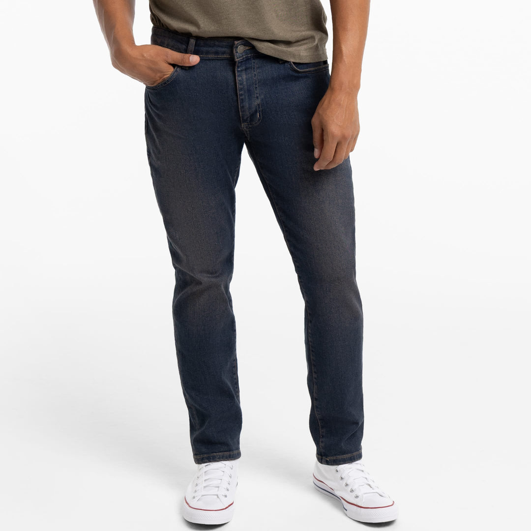 Ash & Erie Dark Wash Midtown Jeans for Short Men   Midtown Jeans