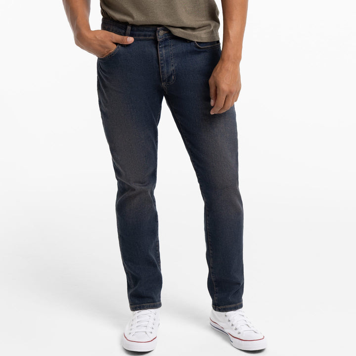 Ash & Erie Dark Wash Midtown Jeans for Short Men   Midtown Jeans