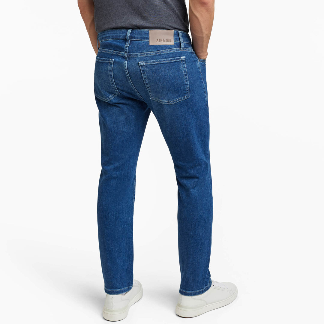Ash & Erie Medium Wash Midtown Jeans for Short Men   Midtown Jeans