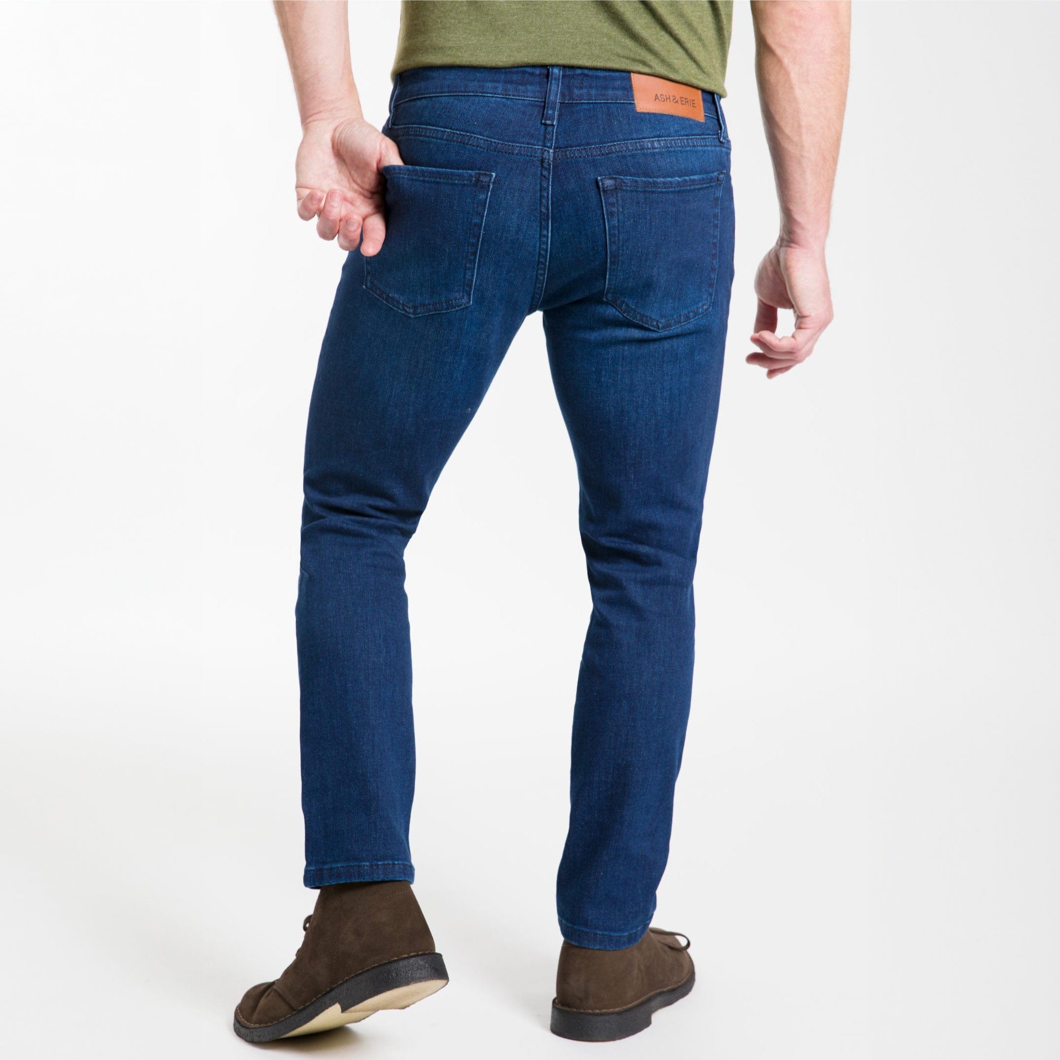 Ash & Erie Rinse Wash Midtown Jeans for Short Men   Midtown Jeans