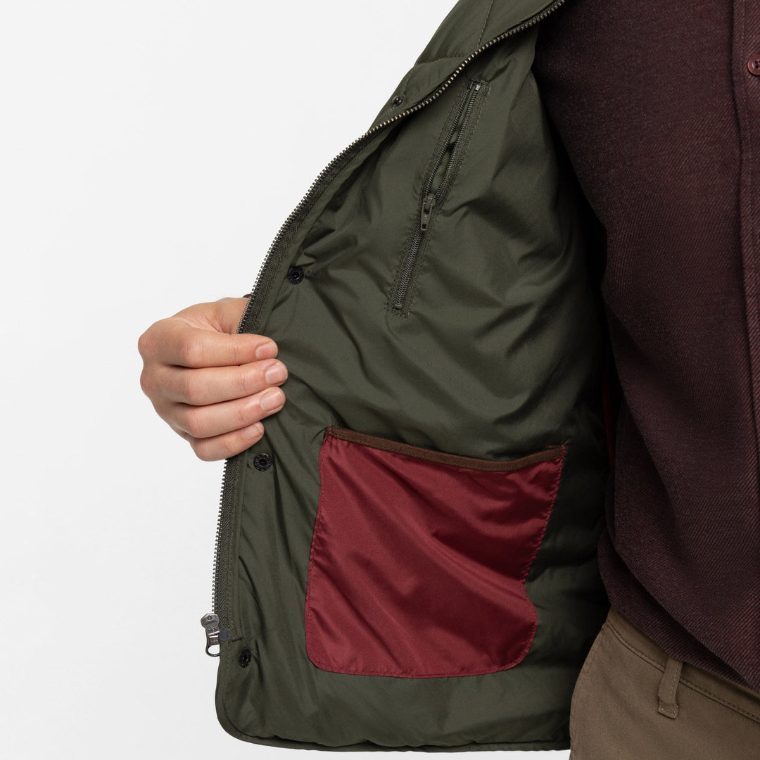 Ash & Erie Army Green Quilted Jacket for Short Men   Quilted Jacket