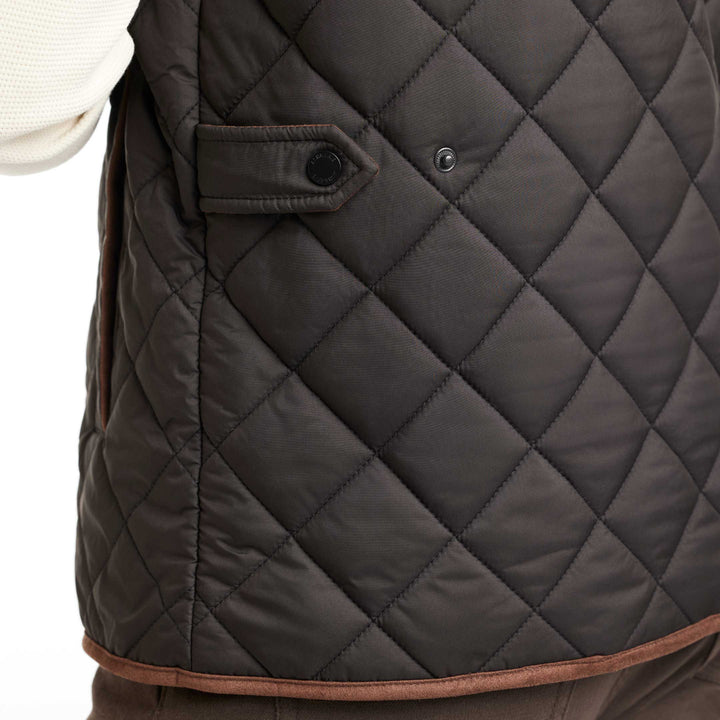 Ash & Erie Black Quilted Vest for Short Men   Quilted Vest