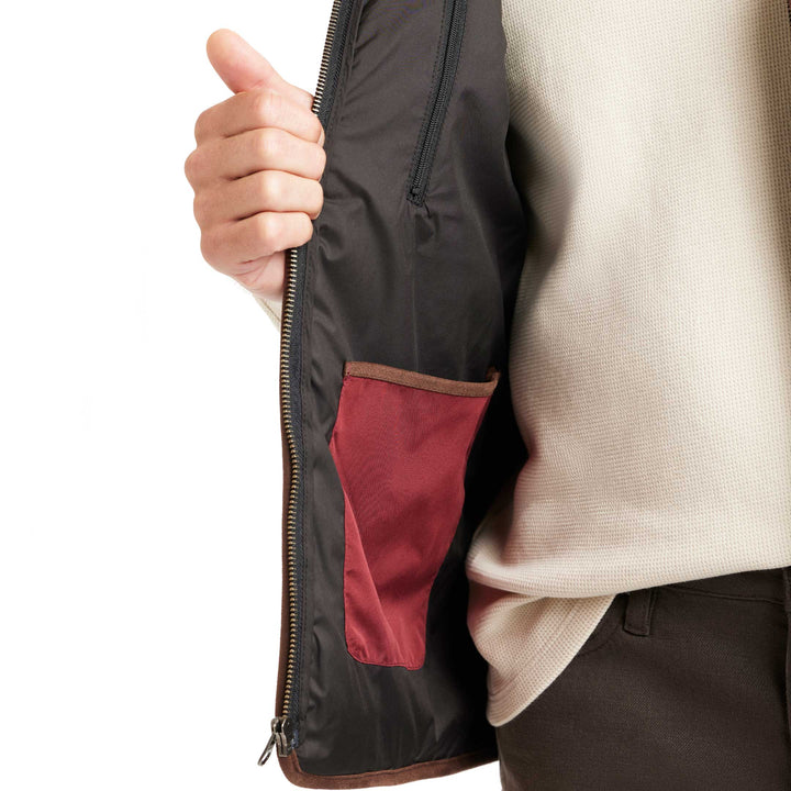 Ash & Erie Black Quilted Vest for Short Men   Quilted Vest