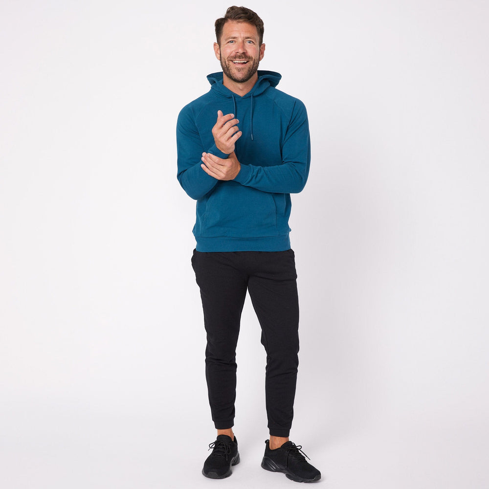 Ash & Erie Black French Terry Jogger for Short Men   Roam Jogger