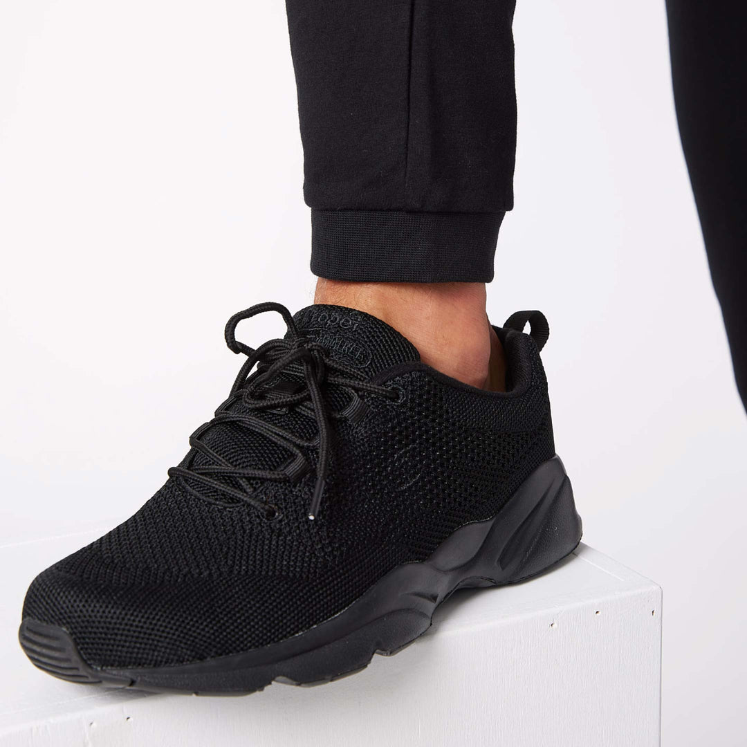 Ash & Erie Black French Terry Jogger for Short Men   Roam Jogger