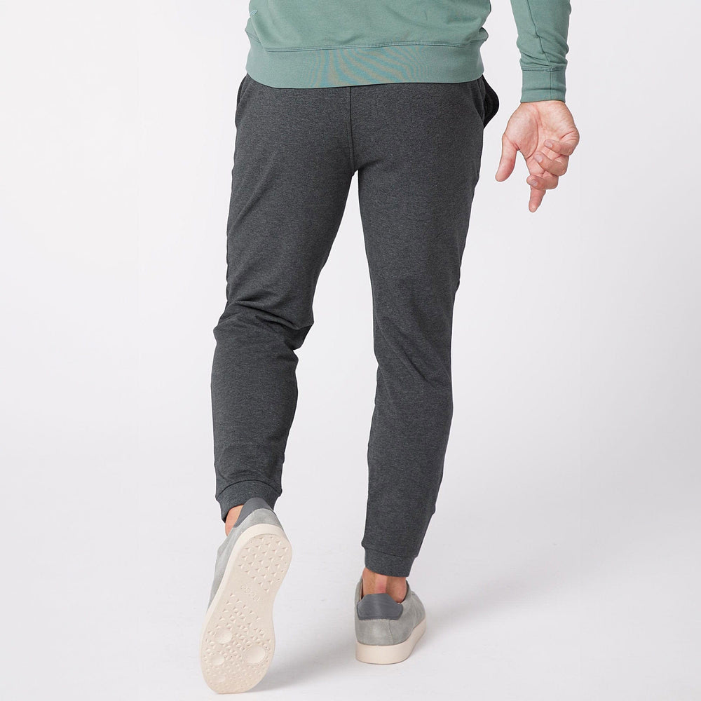 Ash & Erie Charcoal French Terry Jogger for Short Men   Roam Jogger