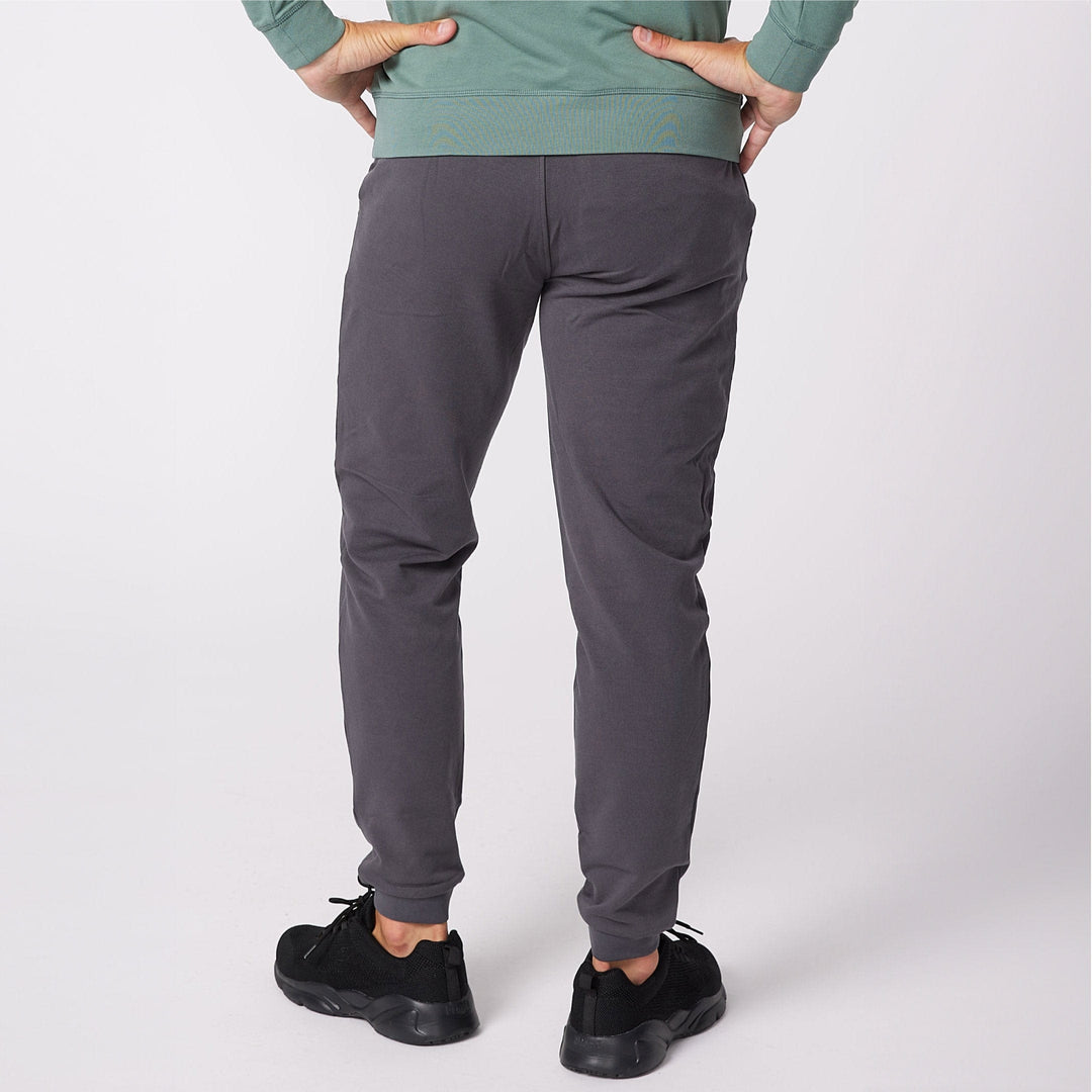 Ash & Erie Iron Grey French Terry Jogger for Short Men   Roam Jogger