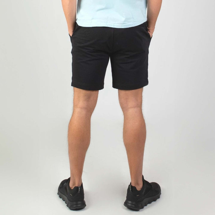 Ash & Erie Black French Terry Short for Short Men   Roam Short