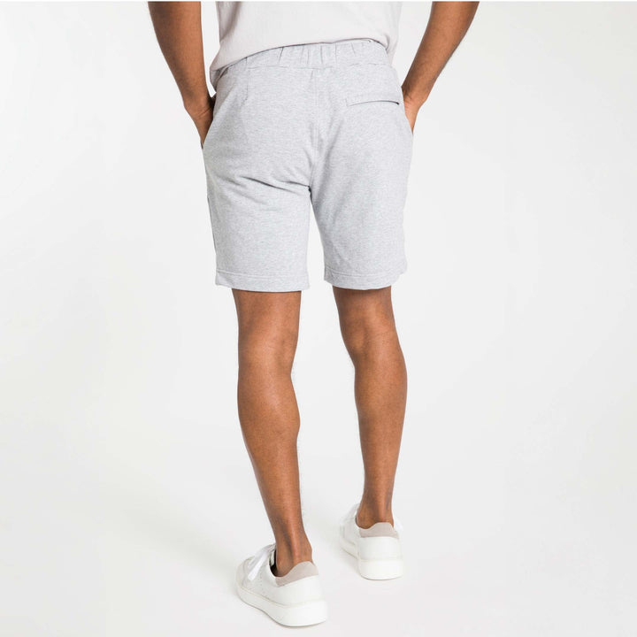 Ash & Erie Light Grey French Terry Short for Short Men   Roam Short
