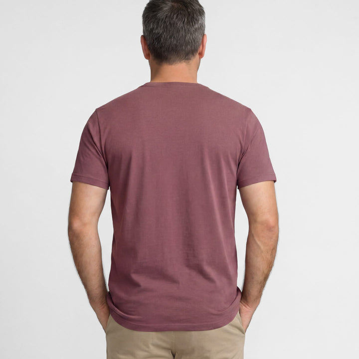 Ash & Erie Berry Pima Cotton Crew Neck T-Shirt for Short Men   Short Sleeve Premium Tee