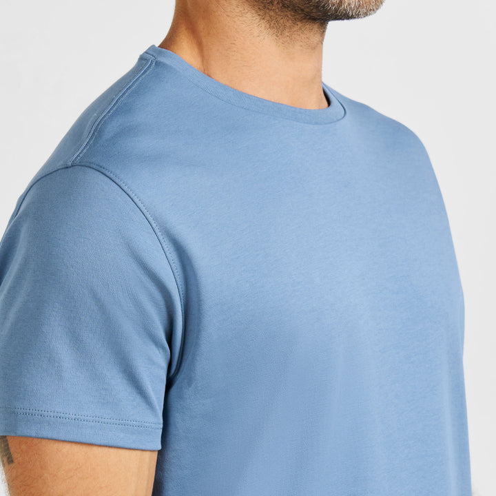 Ash & Erie Bluecrest Luxury Soft Touch Crew Neck T-Shirt for Short Men   Short Sleeve Premium Tee
