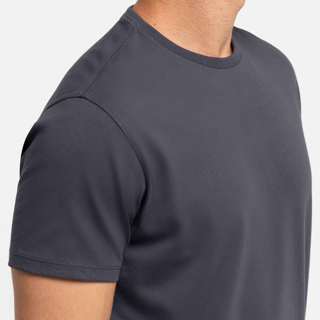 Ash & Erie Ink Pima Cotton Crew Neck T-Shirt for Short Men   Short Sleeve Premium Tee