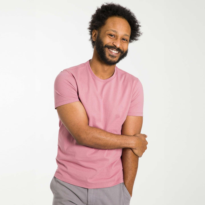 Ash & Erie Rose Pima Cotton Crew Neck T-Shirt for Short Men   Short Sleeve Premium Tee