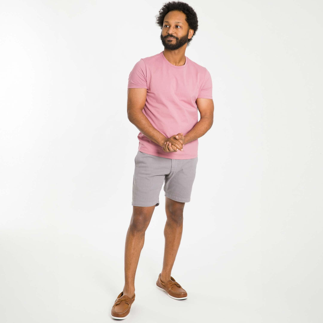 Ash & Erie Rose Pima Cotton Crew Neck T-Shirt for Short Men   Short Sleeve Premium Tee