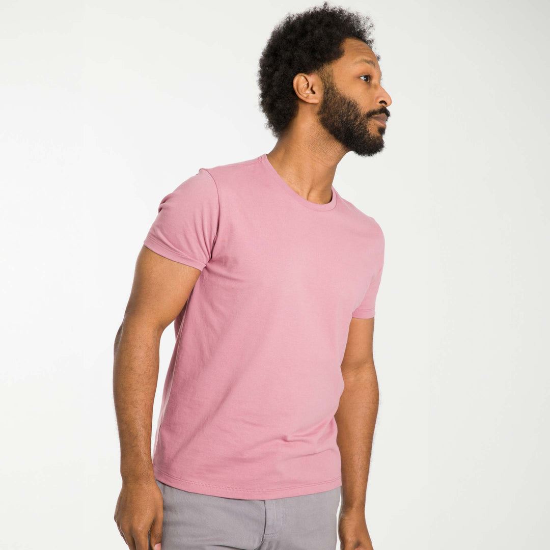Ash & Erie Rose Pima Cotton Crew Neck T-Shirt for Short Men   Short Sleeve Premium Tee