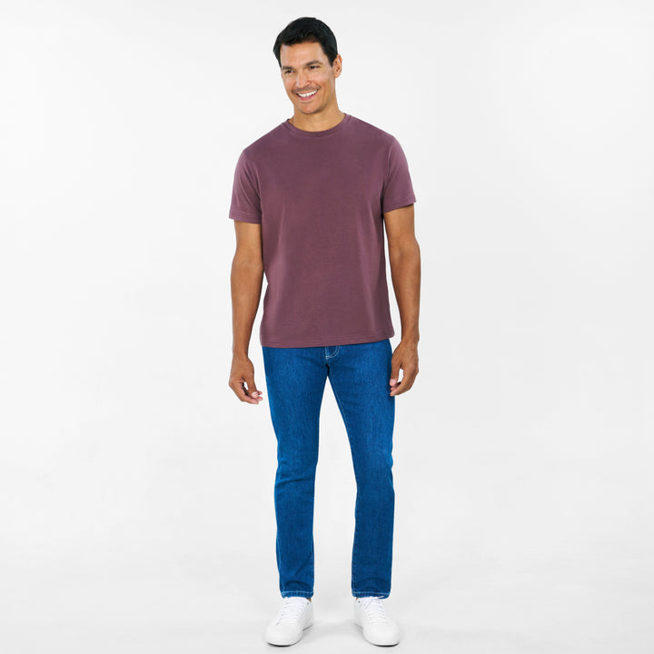 Ash & Erie Huckleberry Crew Neck T-Shirt for Short Men   Short Sleeve Tee