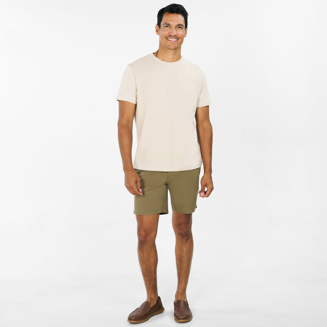 Ash & Erie Nimbus Crew Neck T-Shirt for Short Men   Short Sleeve Tee