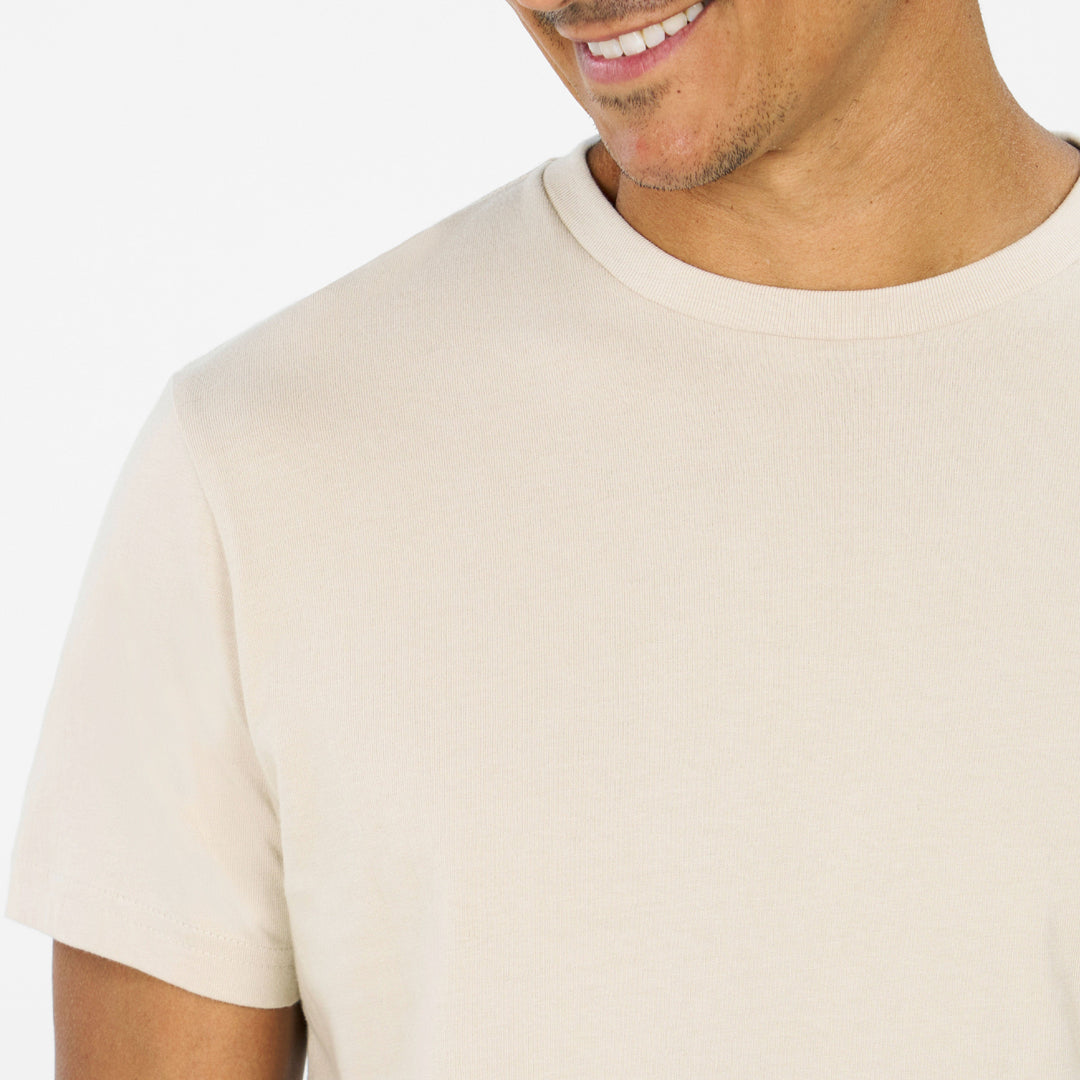 Ash & Erie Nimbus Crew Neck T-Shirt for Short Men   Short Sleeve Tee