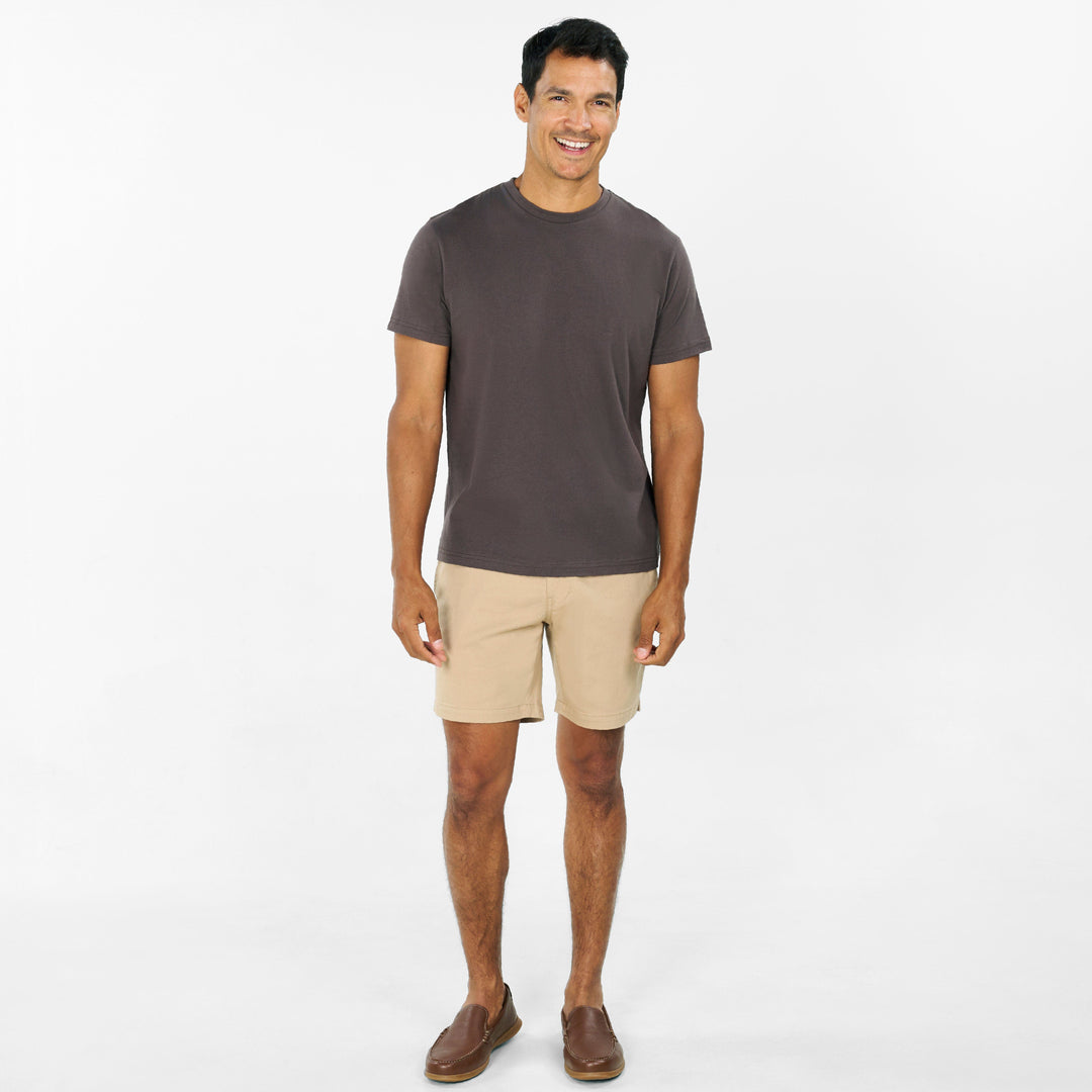 Ash & Erie Shale Crew Neck T-Shirt for Short Men   Short Sleeve Tee