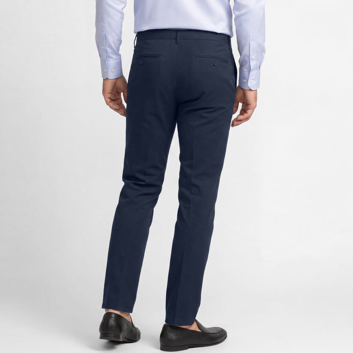 Ash & Erie Navy Lightweight Signature Chinos for Short Men   Signature Chino Pants