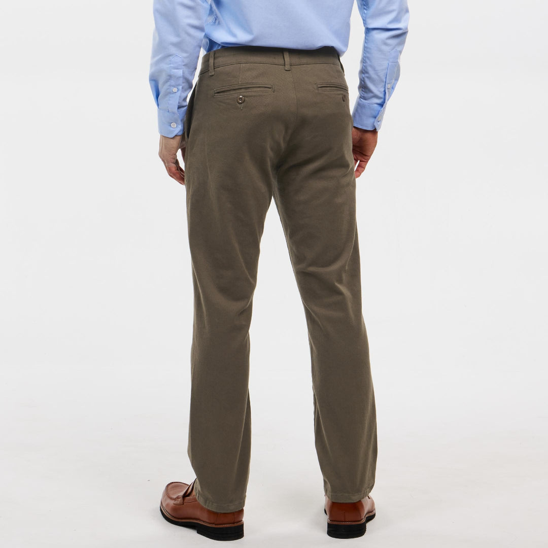 Ash & Erie Straight Fit Birch Washed Stretch Chino for Short Men   Straight Fit Chino