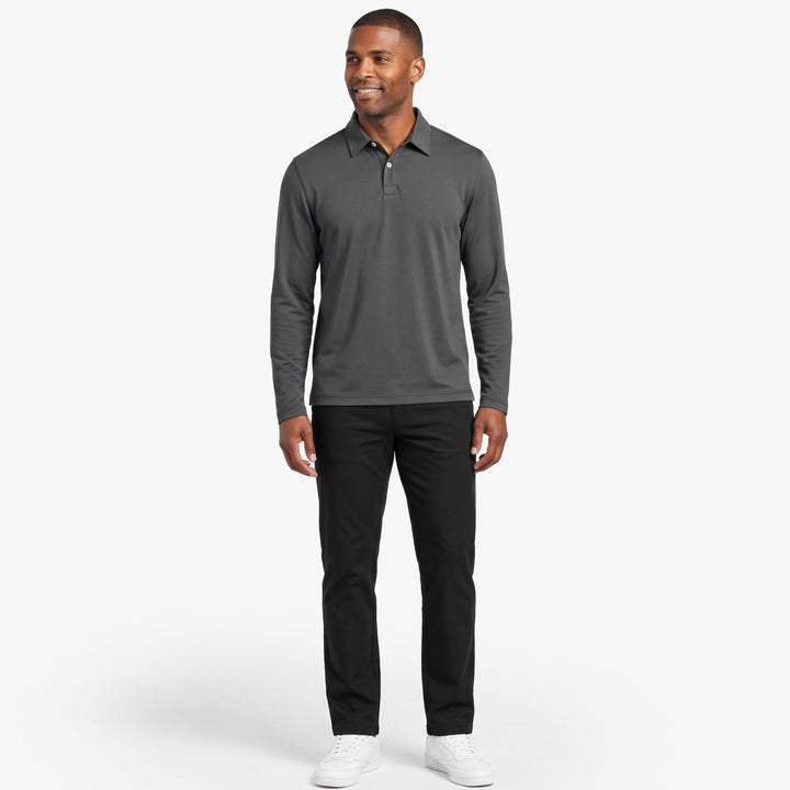 Ash & Erie Straight Fit Black Hybrid XYZ Chino for Short Men   Straight Fit Hybrid XYZ Chinos