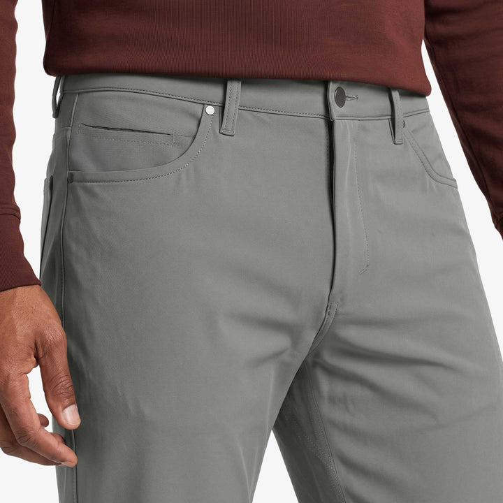 Ash & Erie Straight Fit Grey Hybrid XYZ Pant for Short Men   Straight Fit Hybrid XYZ Pants