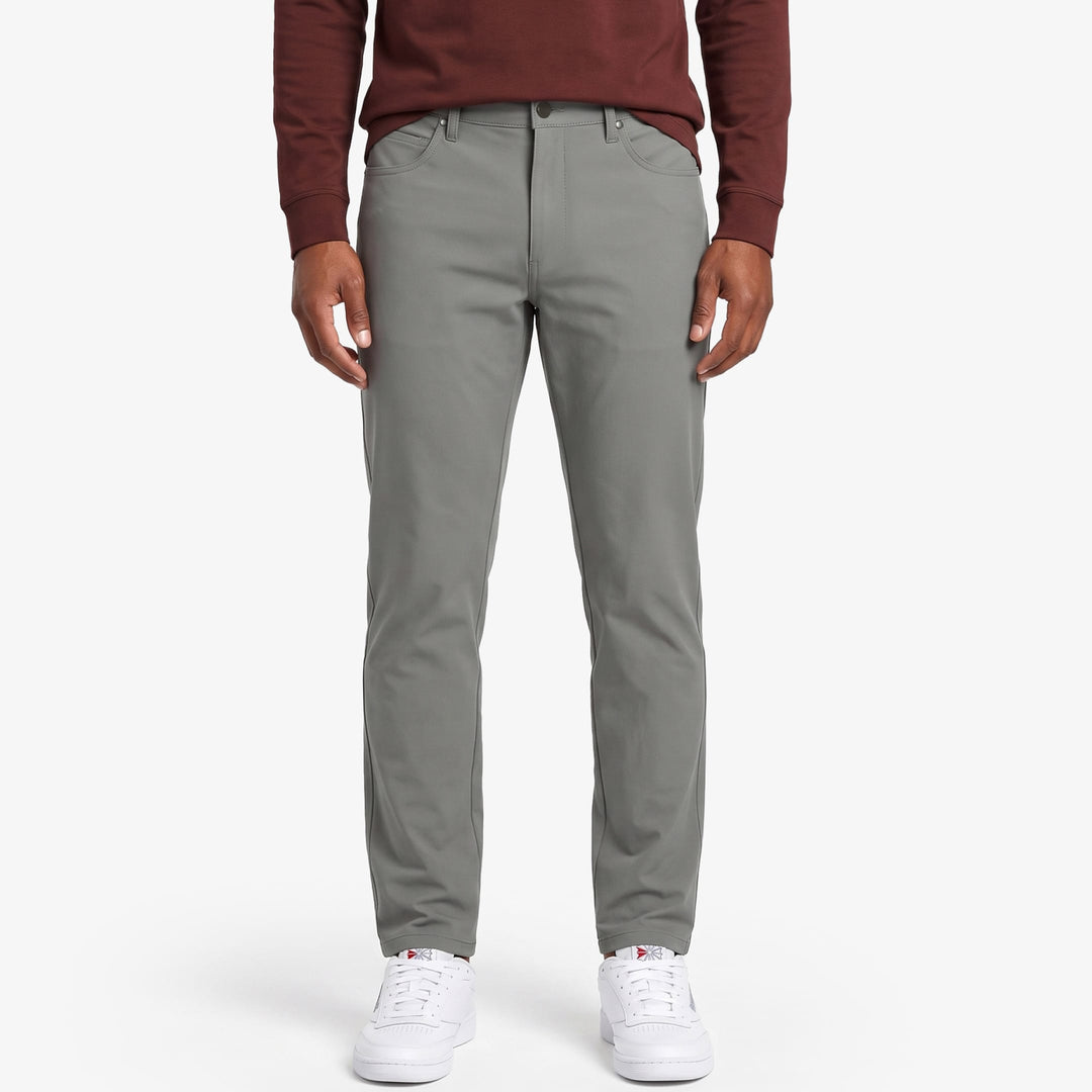 Ash & Erie Straight Fit Grey Hybrid XYZ Pant for Short Men   Straight Fit Hybrid XYZ Pants