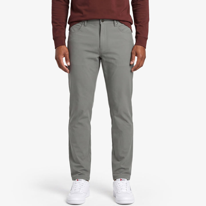 Ash & Erie Straight Fit Grey Hybrid XYZ Pant for Short Men   Straight Fit Hybrid XYZ Pants