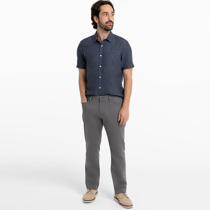 Ash & Erie Straight Fit Boulder Grey Weekend Jeans for Short Men   Straight Fit Jeans