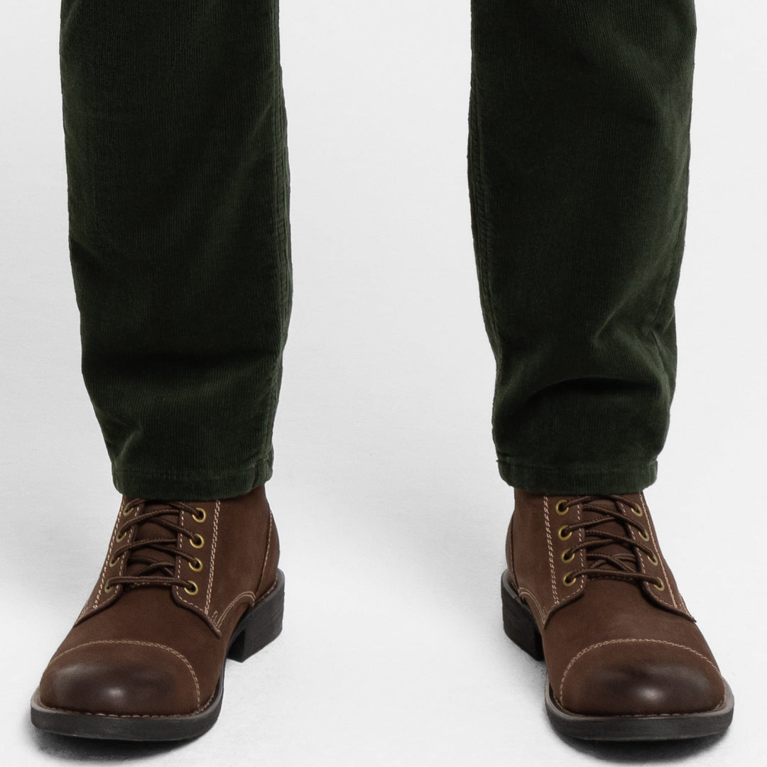 Ash & Erie Green Stretch Corduroy Pant for Short Men   Stretch Corduroy Pants