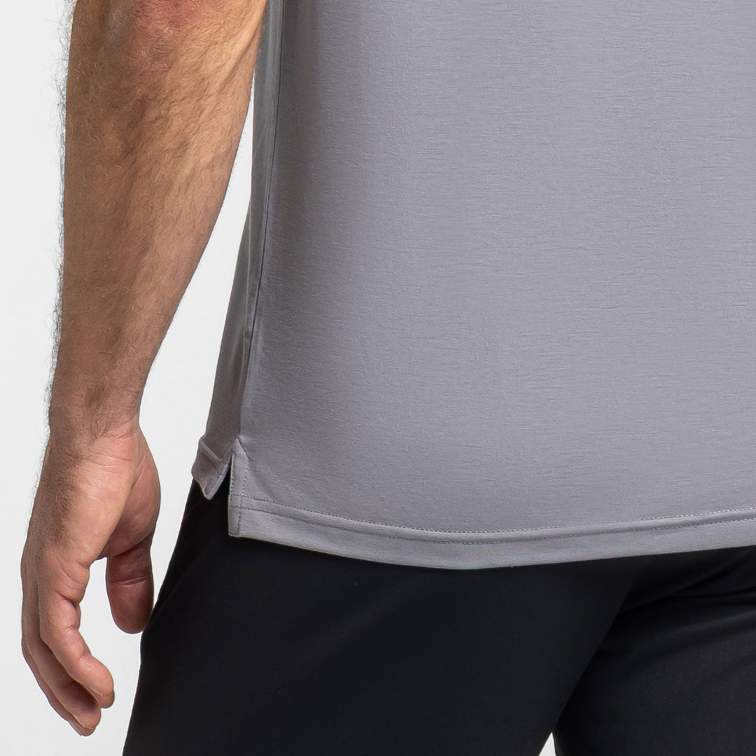 Ash & Erie Nickel Tech Polo Shirt for Short Men   Tech Polo Shirt