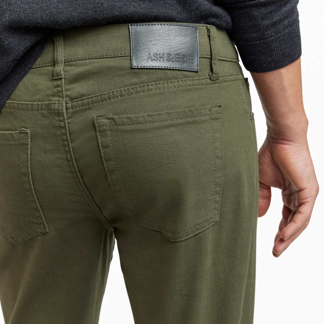 Ash & Erie Taiga Green Weekend Jeans for Short Men   Weekend Jeans
