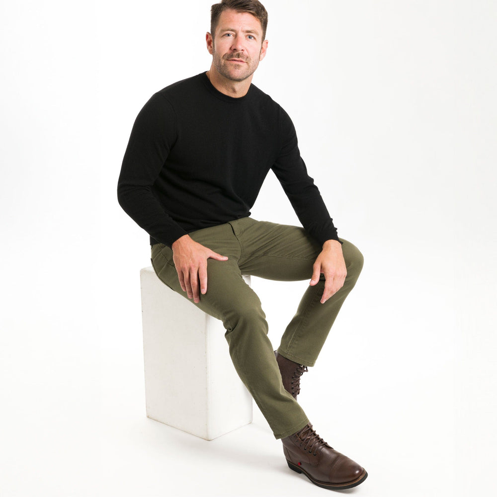 Ash & Erie Taiga Green Weekend Jeans for Short Men   Weekend Jeans